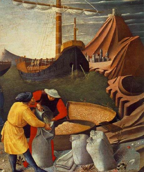 Fra Angelico St Nicholas saves the ship